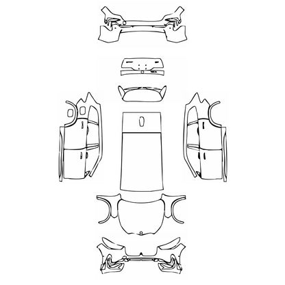 Pre-Cut PPF BMW X1 Extended Wheelbase Base 2025 - PPF-Kits