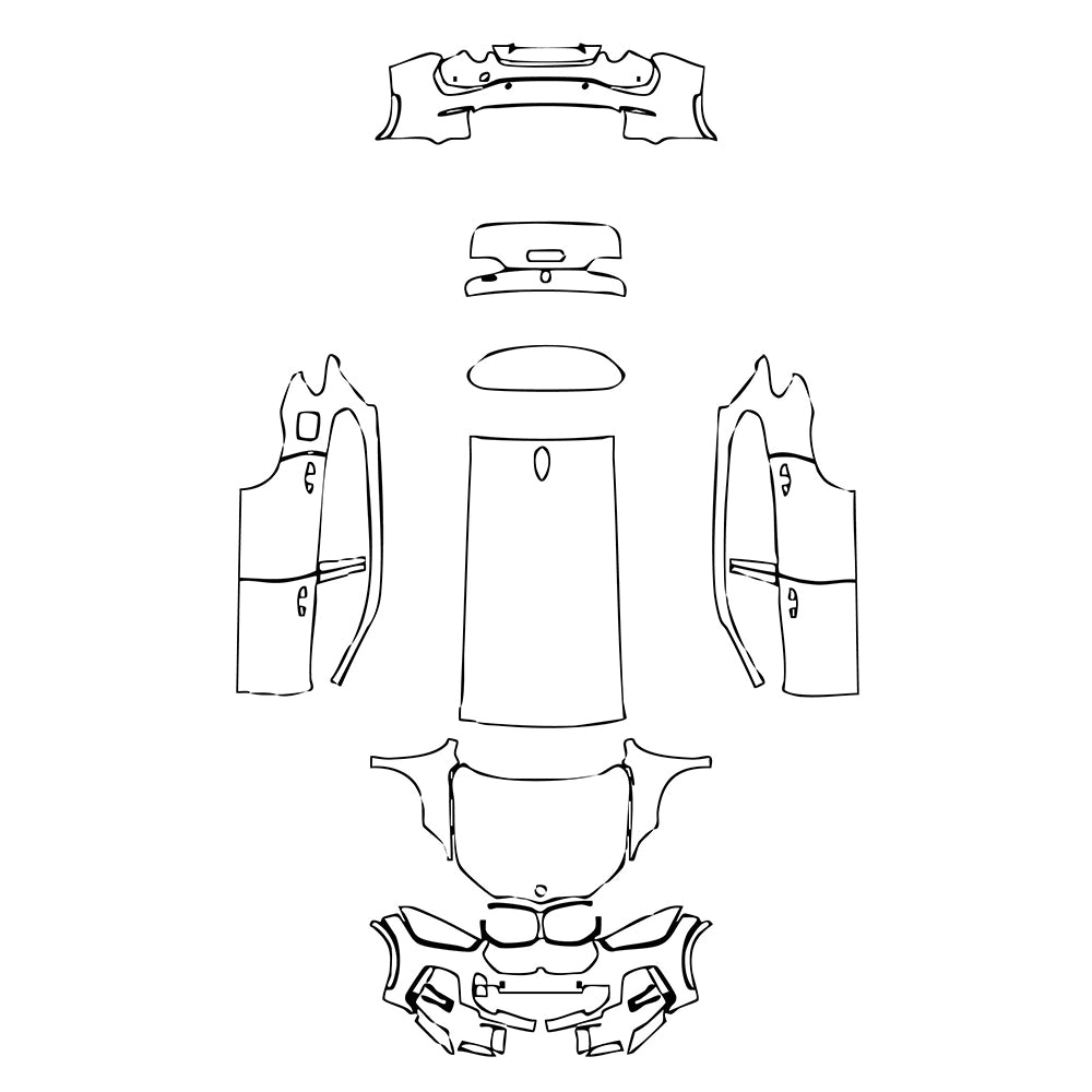 Pre-Cut PPF BMW X1 Extended Wheelbase M Sport 2020 - PPF-Kits
