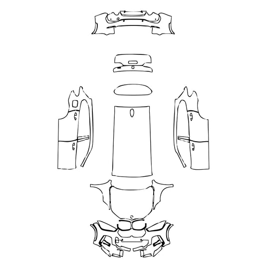 Pre-Cut PPF BMW X1 Extended Wheelbase M Sport 2021 - PPF-Kits