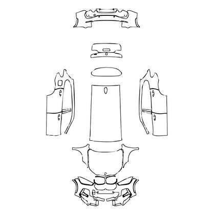 Pre-Cut PPF BMW X1 Extended Wheelbase M Sport 2022 - PPF-Kits