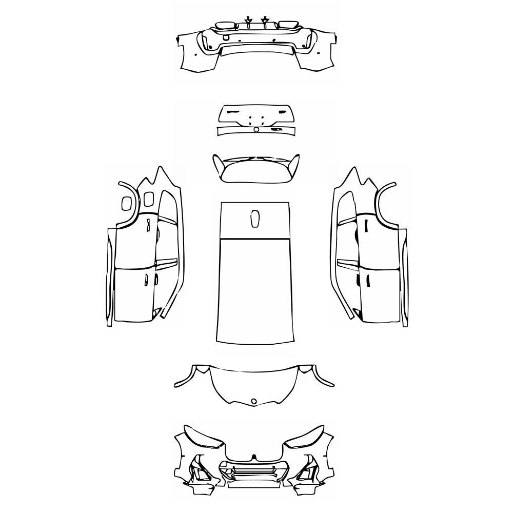 Pre-Cut PPF BMW X1 Extended Wheelbase M Sport 2023 - PPF-Kits