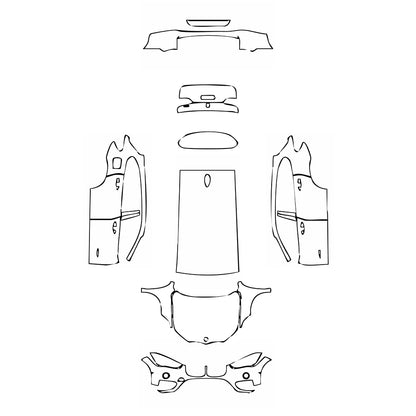 Pre-Cut PPF BMW X1 Standard Wheelbase Base 2017 - PPF-Kits
