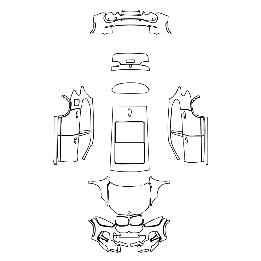 Pre-Cut PPF BMW X1 Standard Wheelbase M Sport 2022 - PPF-Kits