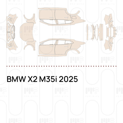Pre-Cut PPF BMW X2 M35i 2025