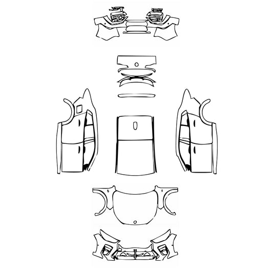 Pre-Cut PPF BMW X2 M Sport 2025 - PPF-Kits
