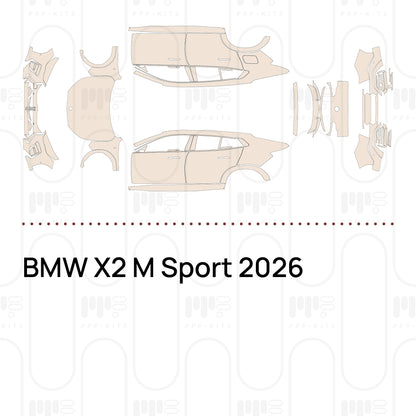 Pre-Cut PPF BMW X2 M Sport 2026