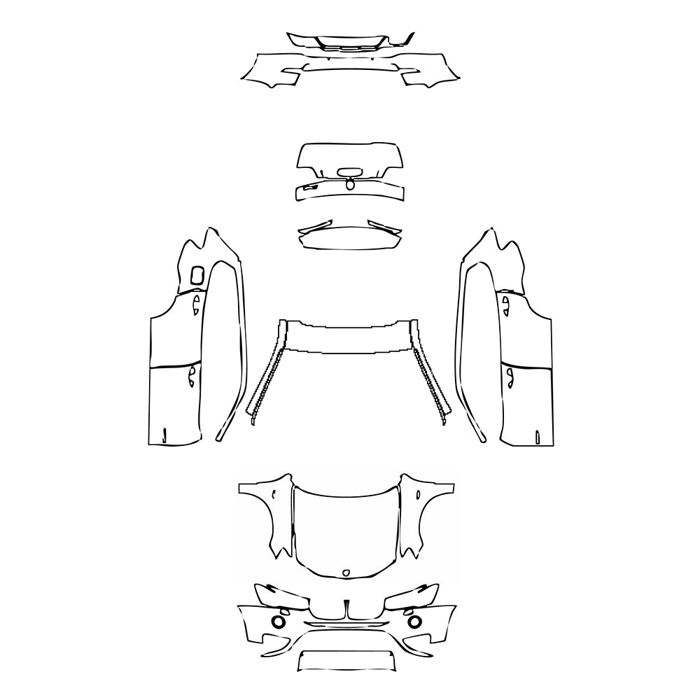 Pre-Cut PPF BMW X3 Standard Wheelbase Base 2015 - PPF-Kits