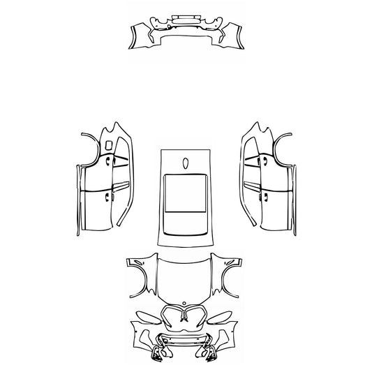 Pre-Cut PPF BMW X3 Standard Wheelbase M40i 2022 - PPF-Kits