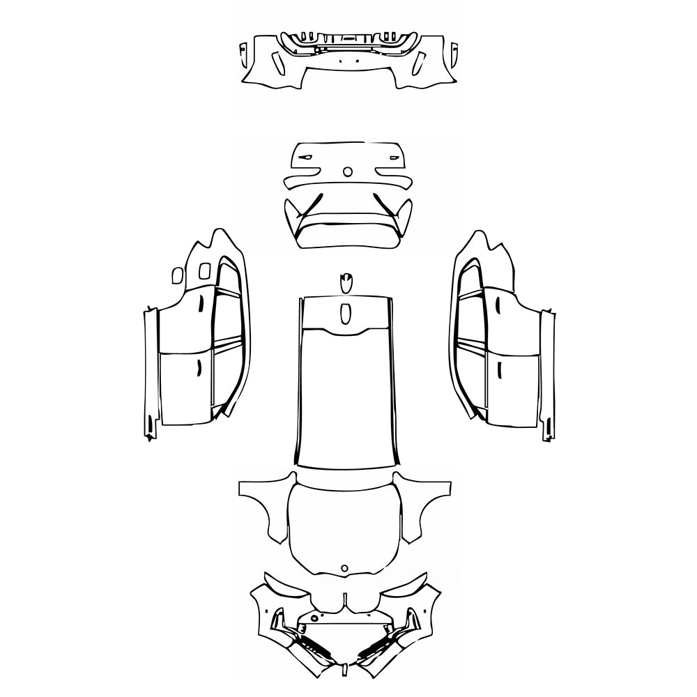 Pre-Cut PPF BMW X3 Standard Wheelbase M50 xDrive 2025 - PPF-Kits