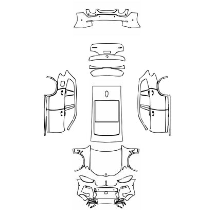Pre-Cut PPF BMW X3 Standard Wheelbase M Sport 2021 - PPF-Kits