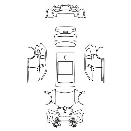Pre-Cut PPF BMW X3 Standard Wheelbase M Sport 2023 - PPF-Kits
