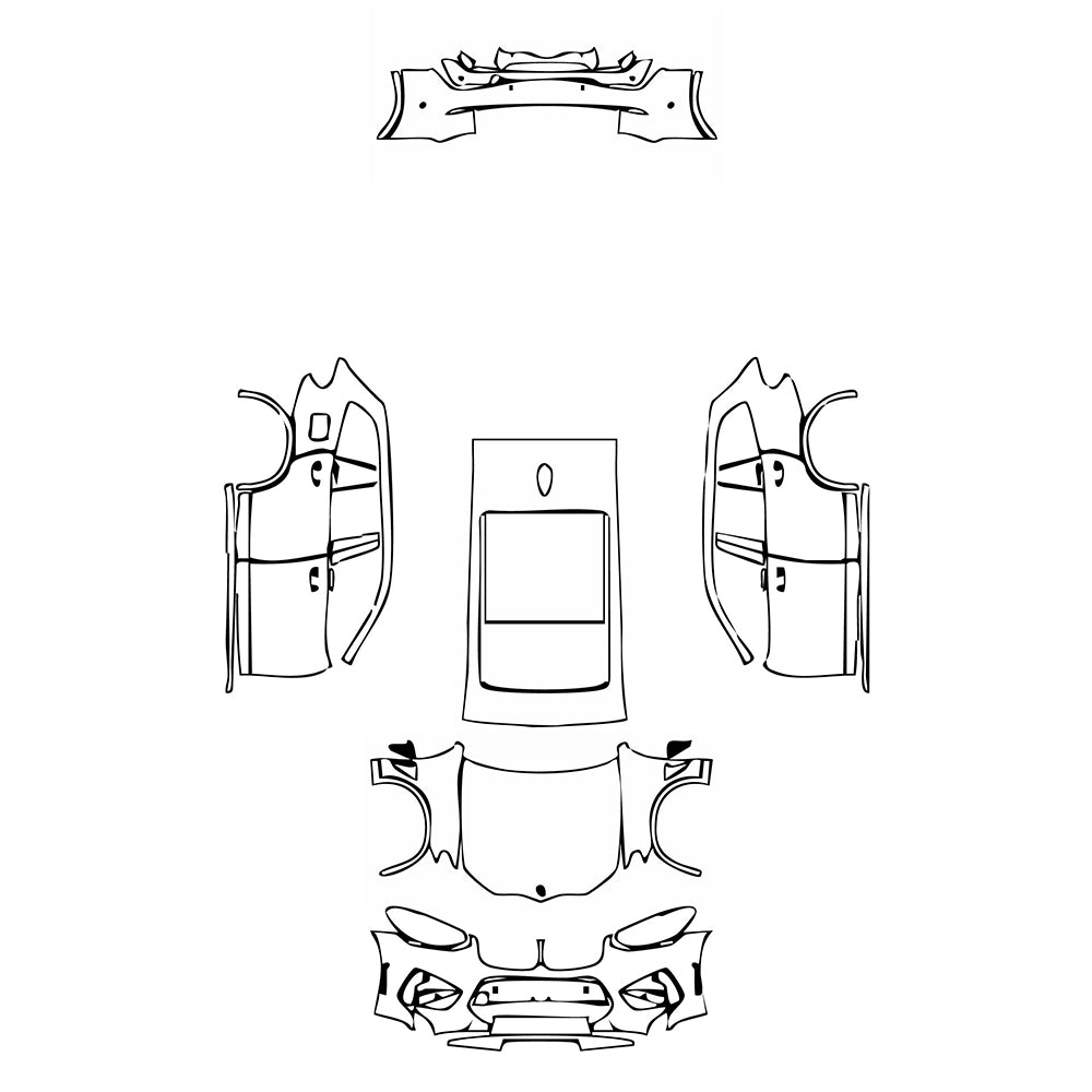 Pre-Cut PPF BMW X3 Standard Wheelbase X3 M 2020 - PPF-Kits