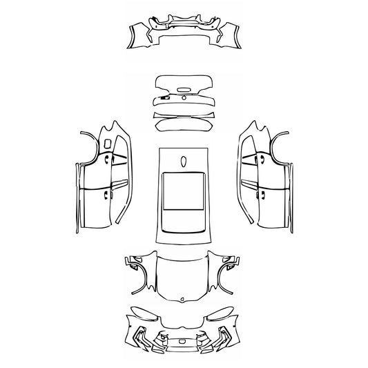 Pre-Cut PPF BMW X3 Standard Wheelbase X3 M 2022 - PPF-Kits