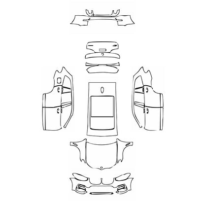 Pre-Cut PPF BMW X3 Standard Wheelbase xLine 2021 - PPF-Kits