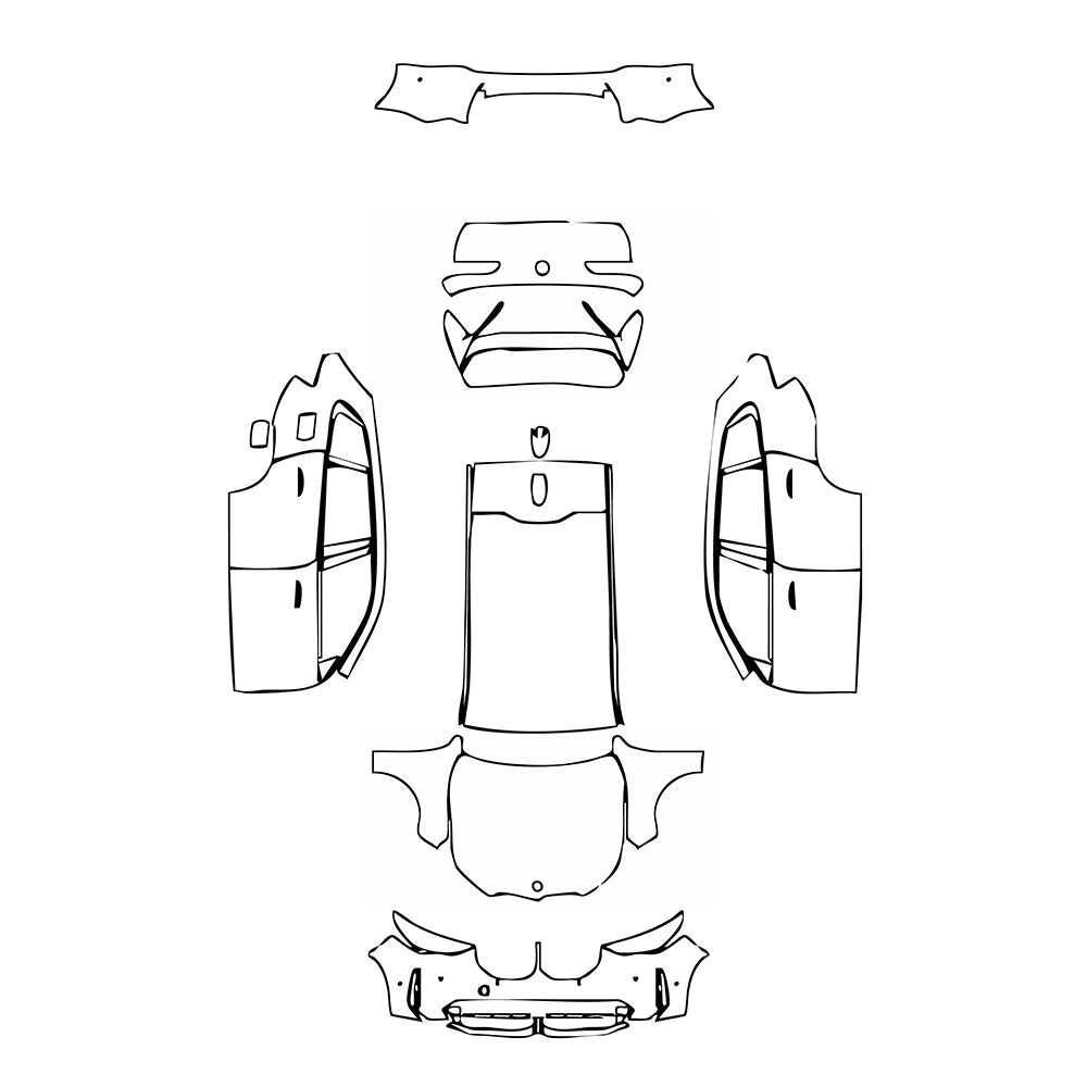 Pre-Cut PPF BMW X3 Standard Wheelbase xLine 2025 - PPF-Kits