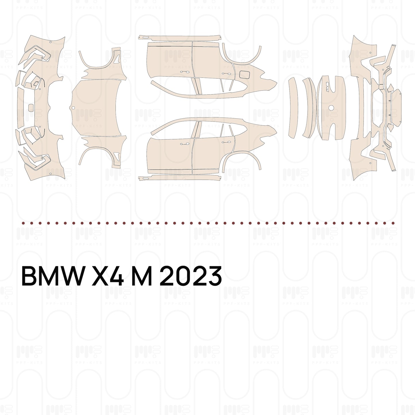 Pre-Cut PPF BMW X4 M 2023
