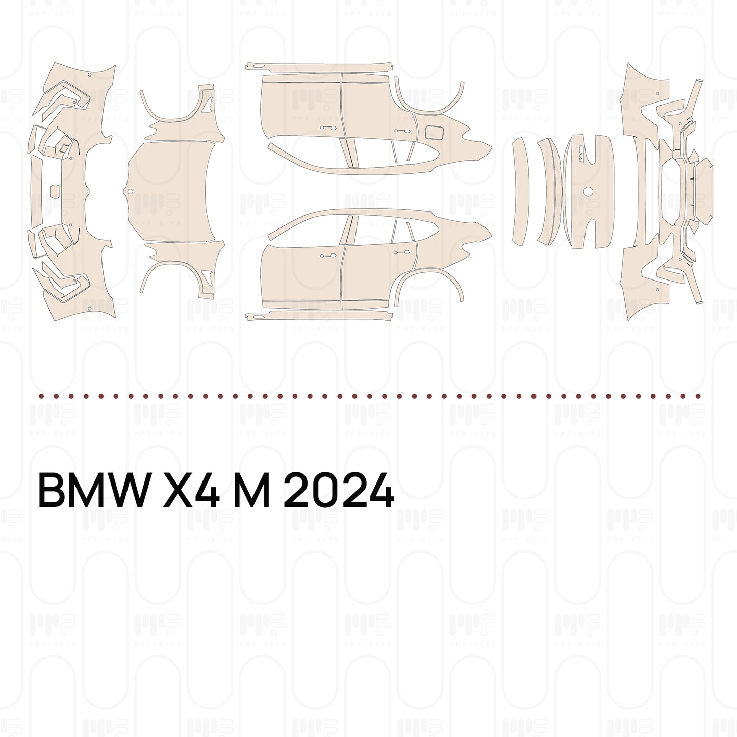 Pre-Cut PPF BMW X4 M 2024