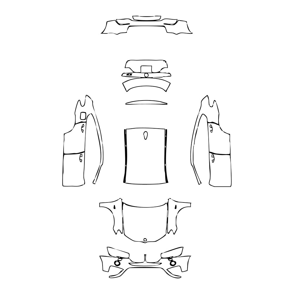 Pre-Cut PPF BMW X4 xLine 2017 - PPF-Kits