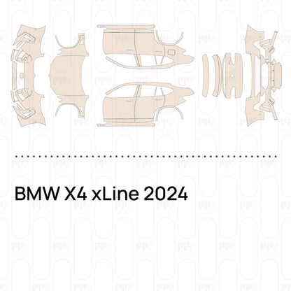 Pre-Cut PPF BMW X4 xLine 2024