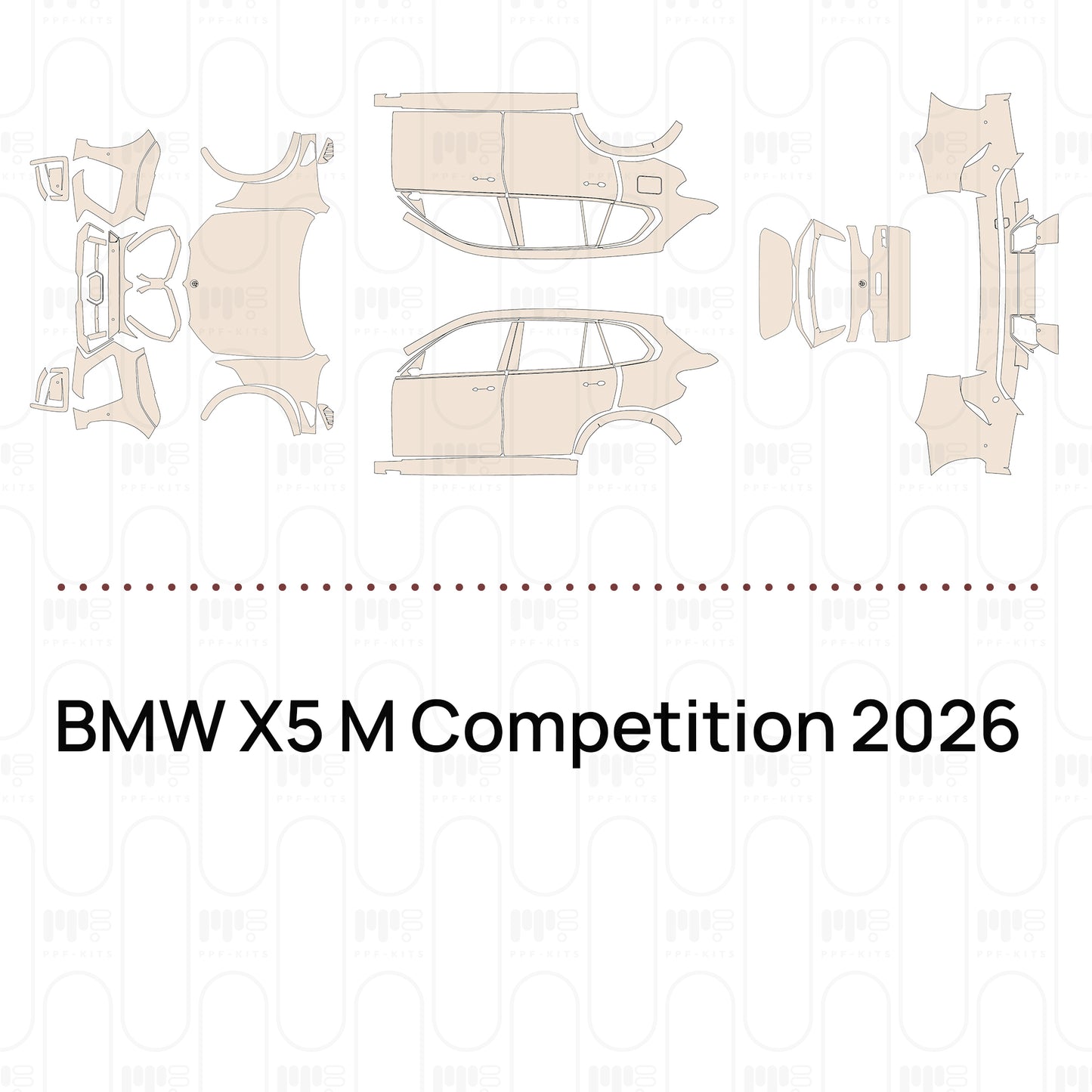 Pre-Cut PPF BMW X5 M Competition 2026