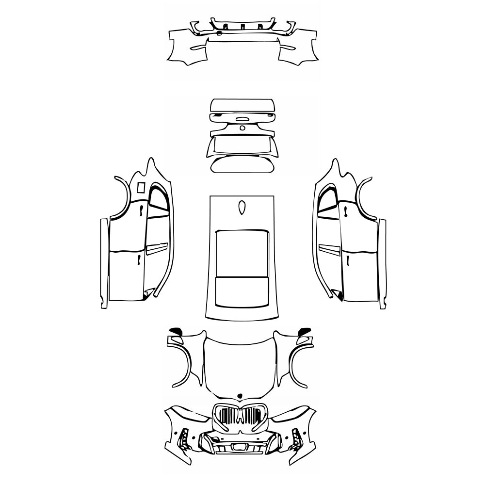 Pre-Cut PPF BMW X5 Standard Wheelbase M60i 2025 - PPF-Kits