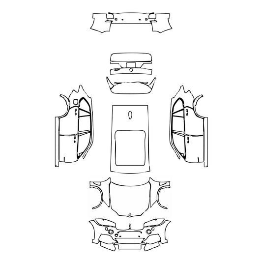 Pre-Cut PPF BMW X5 Standard Wheelbase M Sport 2014 - PPF-Kits