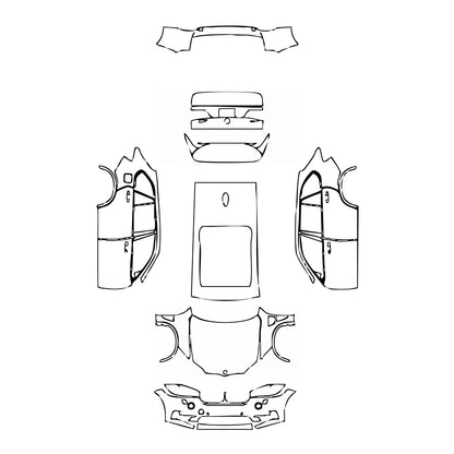 Pre-Cut PPF BMW X5 Standard Wheelbase eDrive 2016 - PPF-Kits