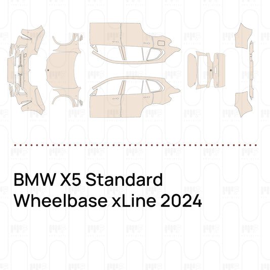 Pre-Cut PPF BMW X5 Standard Wheelbase xLine 2024