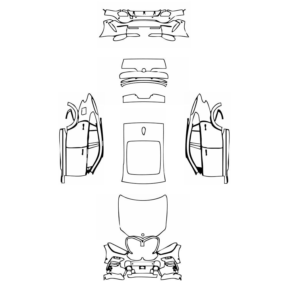 Pre-Cut PPF BMW X6 M50i 2021 - PPF-Kits