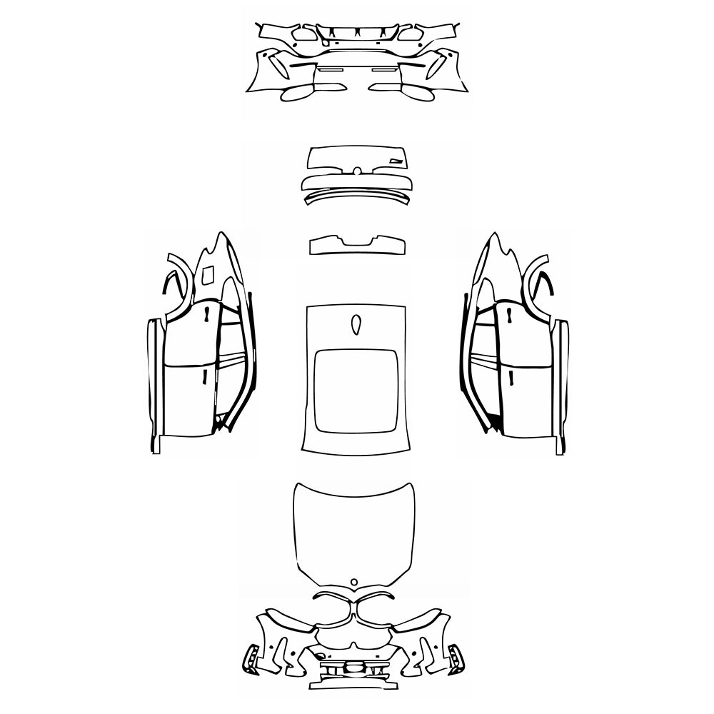 Pre-Cut PPF BMW X6 M60i 2025 - PPF-Kits