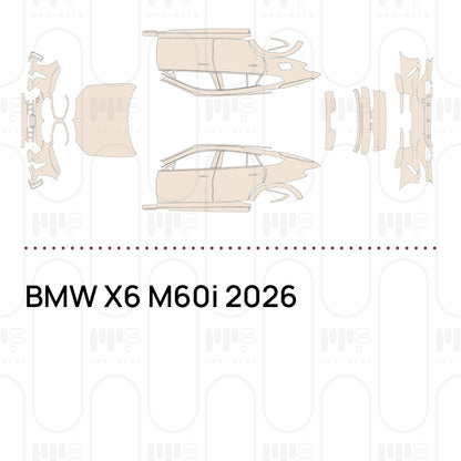 Pre-Cut PPF BMW X6 M60i 2026