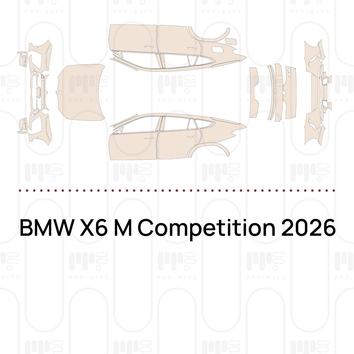 Pre-Cut PPF BMW X6 M Competition 2026