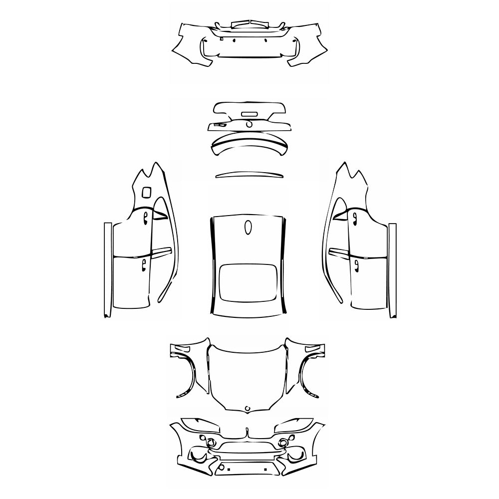 Pre-Cut PPF BMW X6 X6 M 2017 - PPF-Kits