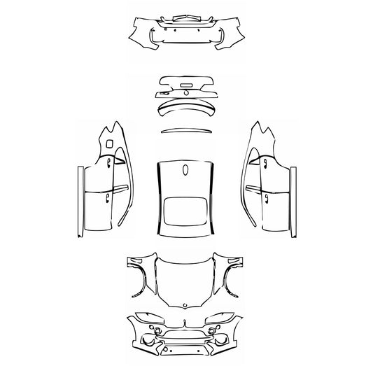 Pre-Cut PPF BMW X6 X6 M 2018 - PPF-Kits