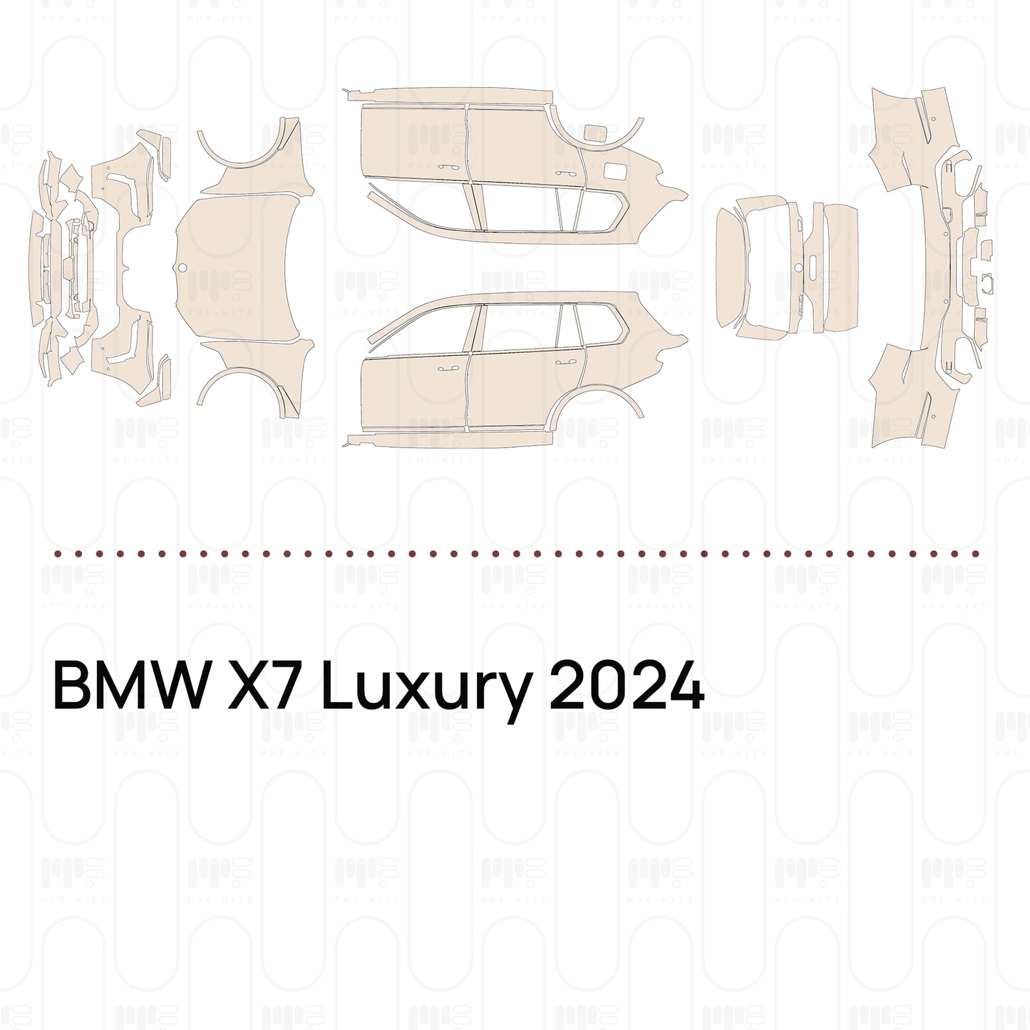 Pre-Cut PPF BMW X7 Luxury 2024
