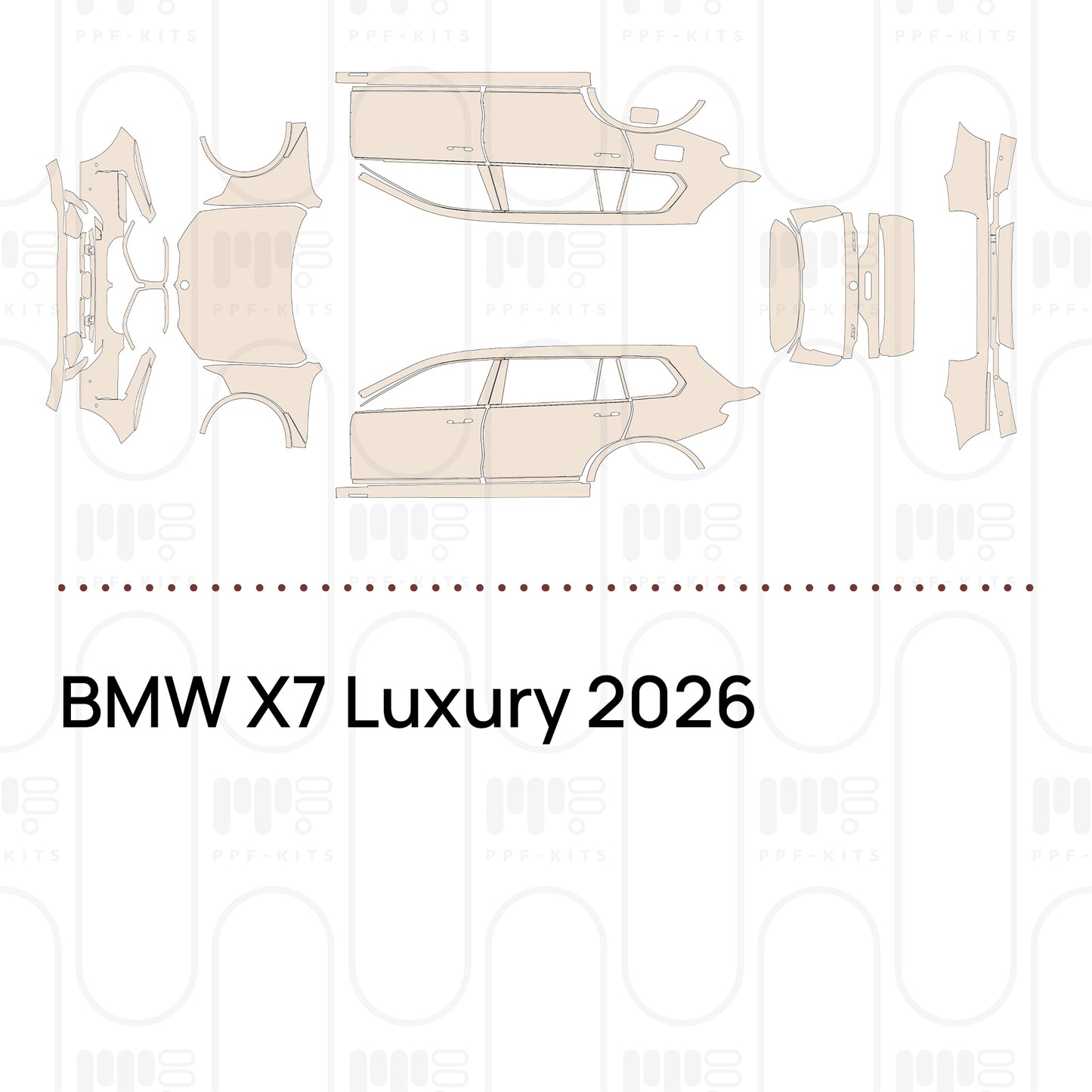 Pre-Cut PPF BMW X7 Luxury 2026