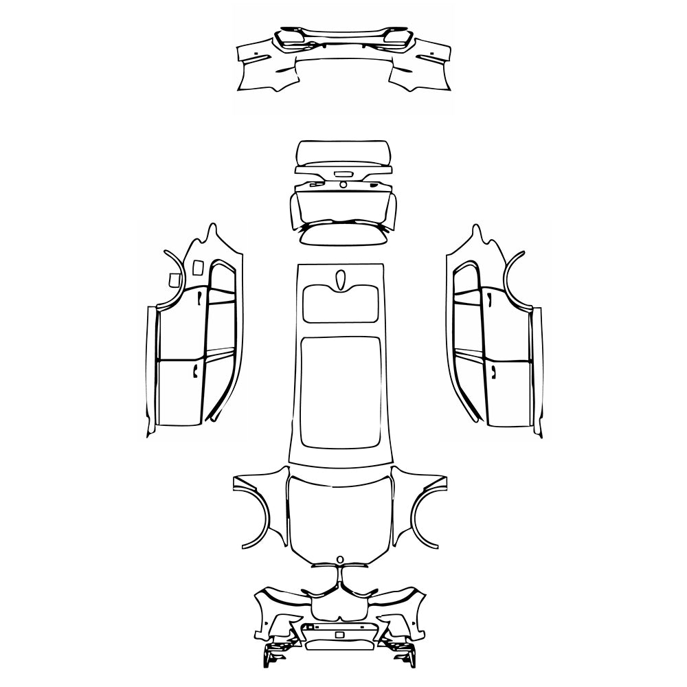 Pre-Cut PPF BMW X7 M50i 2019 - PPF-Kits