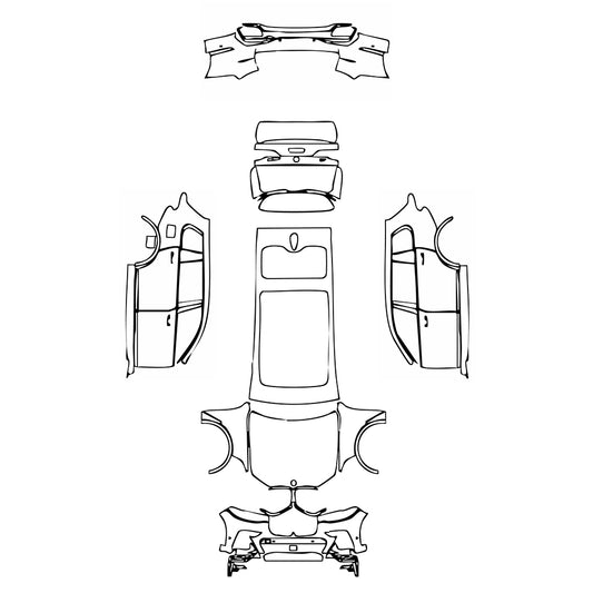 Pre-Cut PPF BMW X7 M50i 2021 - PPF-Kits