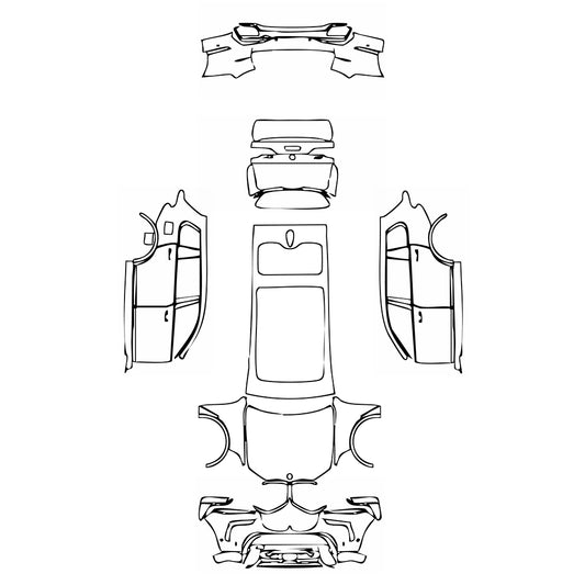 Pre-Cut PPF BMW X7 M60i 2025 - PPF-Kits