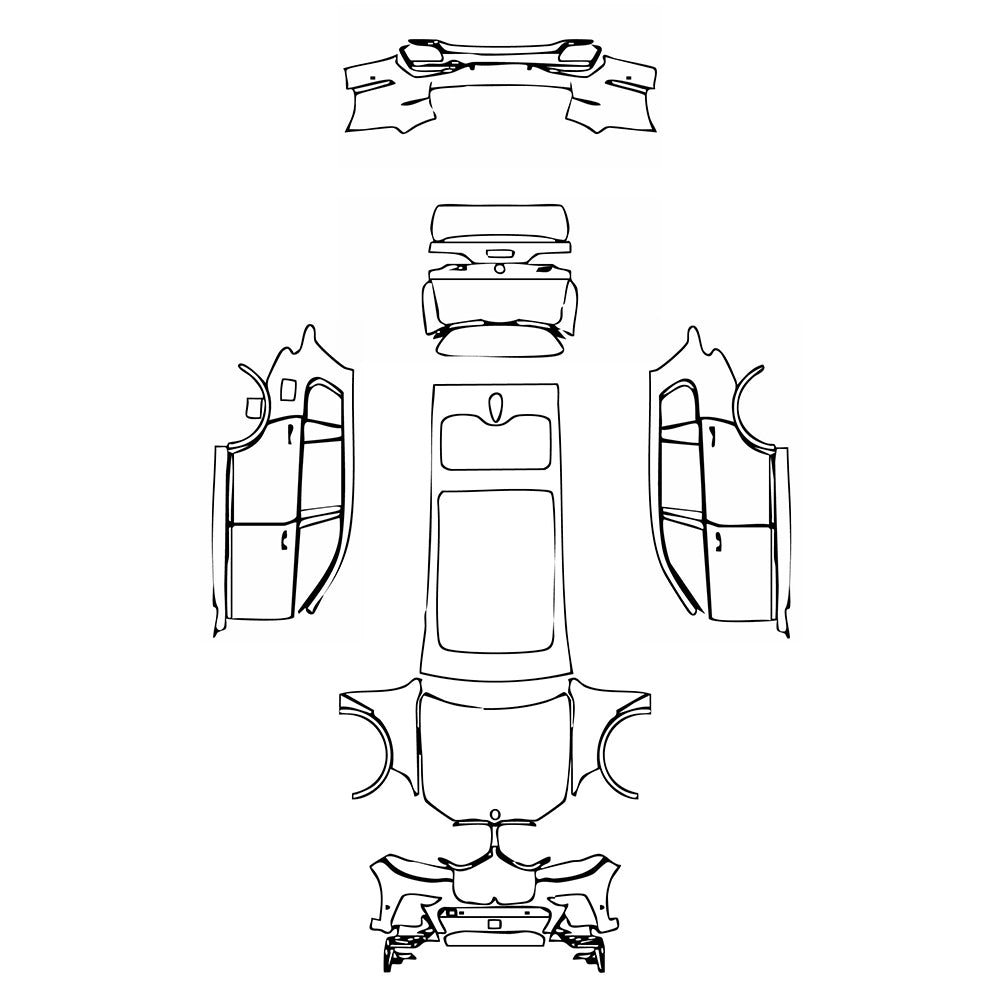 Pre-Cut PPF BMW X7 M Sport 2019 - PPF-Kits