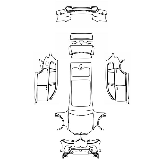 Pre-Cut PPF BMW X7 M Sport 2022 - PPF-Kits