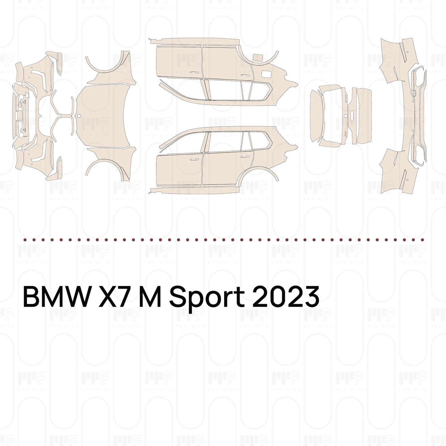 Pre-Cut PPF BMW X7 M Sport 2023