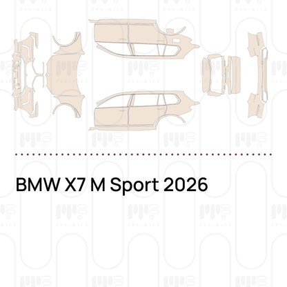 Pre-Cut PPF BMW X7 M Sport 2026