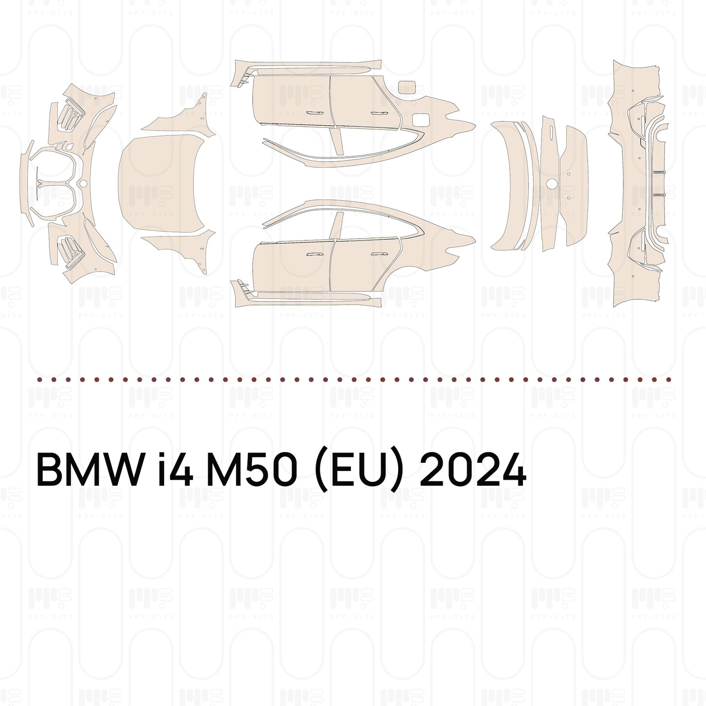 Pre-Cut PPF BMW i4 M50 (EU) 2024