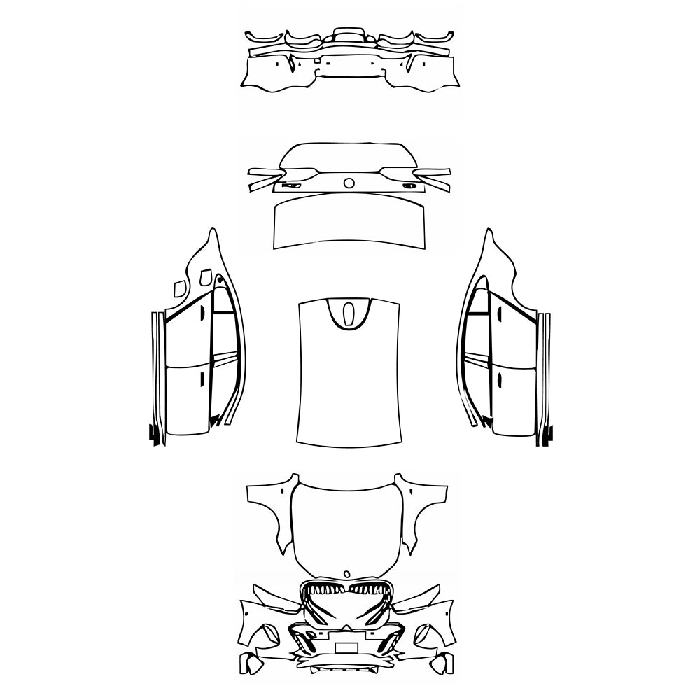 Pre-Cut PPF BMW i5 Extended Wheelbase M运动套装 2025 - PPF-Kits