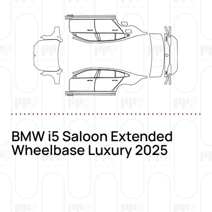 Pre-Cut PPF BMW i5 Saloon Extended Wheelbase Luxury 2025