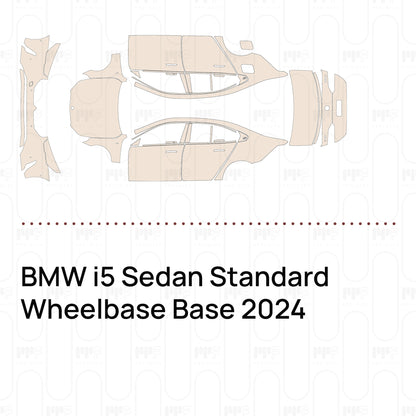 Pre-Cut PPF BMW i5 Sedan Standard Wheelbase Base 2024