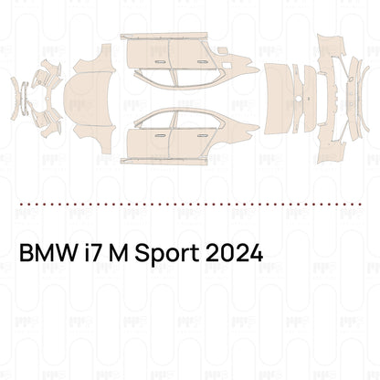 Pre-Cut PPF BMW i7 M Sport 2024