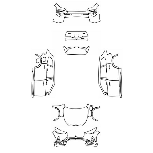 Pre-Cut PPF BMW iX1 Extended Wheelbase xLine 2025 - PPF-Kits