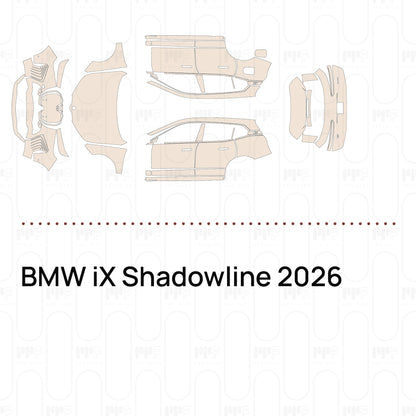 Pre-Cut PPF BMW iX Shadowline 2026